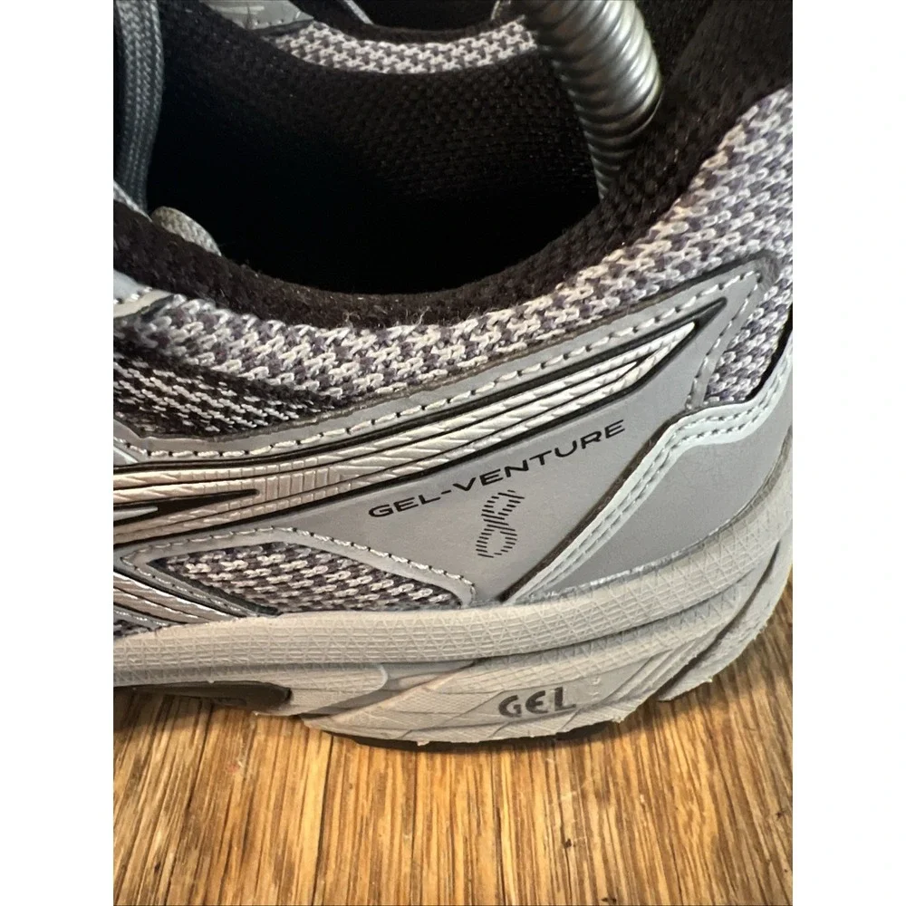 ASICS‎ Women's Gel-Venture 8 Running Shoes Grey/black/silver 9 US